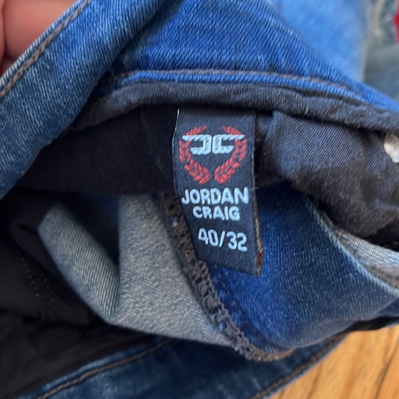 Jordan Craig Legacy Edition Jeans / Viper Blue / Skinny / Ripped / New / 40x32 - Picture 8 of 9